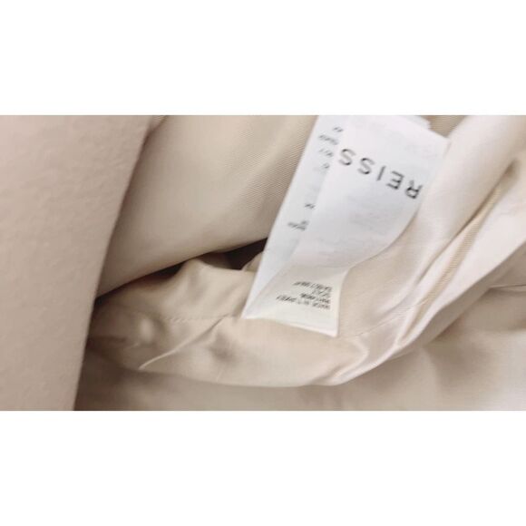 REISS Sicily Wool Blend Mid Length Coat US10 - Picture 10 of 12